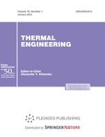 Thermal Engineering 1/2023