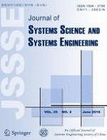 Journal of Systems Science and Systems Engineering 2/2016