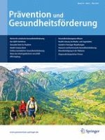 Prävention und Gesundheitsförderung 2/2015