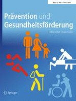 Prävention und Gesundheitsförderung 1/2017