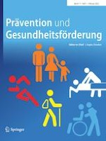 Prävention und Gesundheitsförderung 1/2022