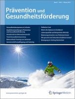 Prävention und Gesundheitsförderung 1/2012