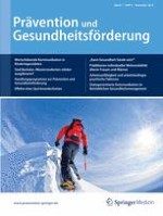 Prävention und Gesundheitsförderung 4/2012