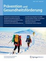 Prävention und Gesundheitsförderung 1/2014