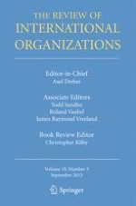 The Review of International Organizations 3/2015