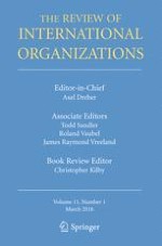 The Review of International Organizations 1/2016