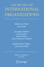 The Review of International Organizations 2/2018