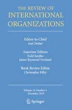 The Review of International Organizations 4/2019