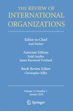 The Review of International Organizations 1/2020