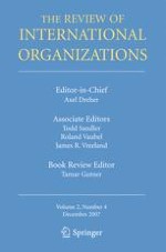 The Review of International Organizations 4/2007