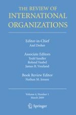The Review of International Organizations 1/2009