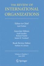 The Review of International Organizations 2/2009