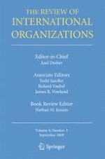 The Review of International Organizations 3/2009