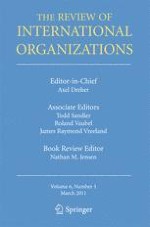 The Review of International Organizations 1/2011