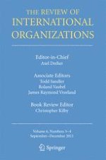 The Review of International Organizations 3-4/2011