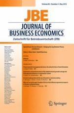 Journal of Business Economics 4/2016