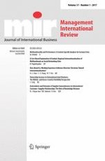 Management International Review 1/2017