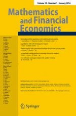 Mathematics and Financial Economics 1/2016