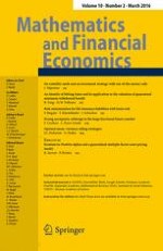 Mathematics and Financial Economics 2/2016