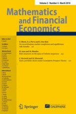 Mathematics and Financial Economics 4/2010