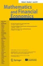 Mathematics and Financial Economics 1/2011