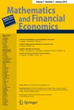 Mathematics and Financial Economics 1/2013