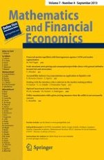 Mathematics and Financial Economics 4/2013