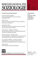 Berliner Journal für Soziologie 1/2011
