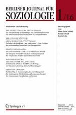 Berliner Journal für Soziologie 1/2016