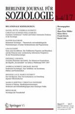 Berliner Journal für Soziologie 3-4/2017