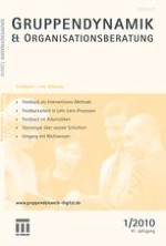 Gruppe. Interaktion. Organisation. Zeitschrift für Angewandte Organisationspsychologie (GIO) 1/2010