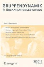 Gruppe. Interaktion. Organisation. Zeitschrift für Angewandte Organisationspsychologie (GIO) 2/2012