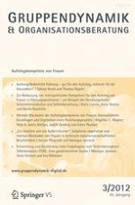 Gruppe. Interaktion. Organisation. Zeitschrift für Angewandte Organisationspsychologie (GIO) 3/2012