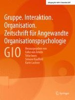 Gruppe. Interaktion. Organisation. Zeitschrift für Angewandte Organisationspsychologie (GIO) 4/2017