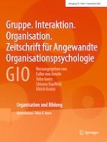 Gruppe. Interaktion. Organisation. Zeitschrift für Angewandte Organisationspsychologie (GIO) 4/2022