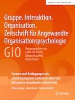 Gruppe. Interaktion. Organisation. Zeitschrift für Angewandte Organisationspsychologie (GIO) 3/2023