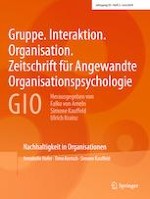Gruppe. Interaktion. Organisation. Zeitschrift für Angewandte Organisationspsychologie (GIO) 2/2024