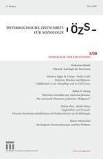 Österreichische Zeitschrift für Soziologie 2/2008