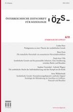 Österreichische Zeitschrift für Soziologie 4/2011