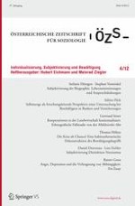 Österreichische Zeitschrift für Soziologie 4/2012
