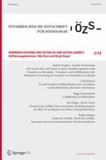 Österreichische Zeitschrift für Soziologie 2/2013
