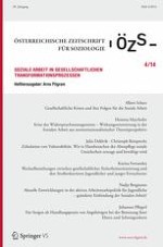 Österreichische Zeitschrift für Soziologie 4/2014