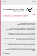 Österreichische Zeitschrift für Soziologie 2/2015