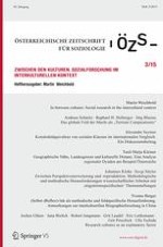 Österreichische Zeitschrift für Soziologie 3/2015