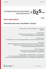 Österreichische Zeitschrift für Soziologie 3/2017