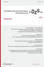 Österreichische Zeitschrift für Soziologie 4/2017