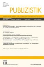 Publizistik 1/2009