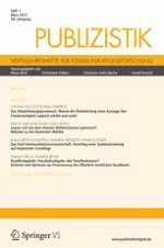 Publizistik 1/2013