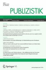 Publizistik 1/2018