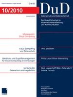 Datenschutz und Datensicherheit - DuD 10/2010